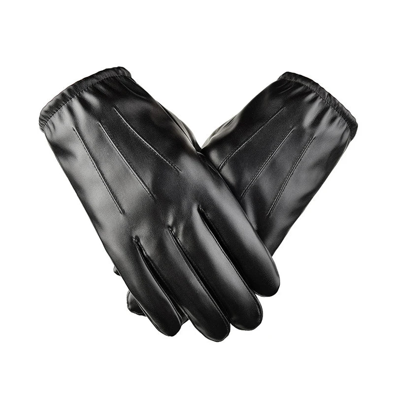 Chic Comfort: Leather Driving Gloves - Elegance and Warmth