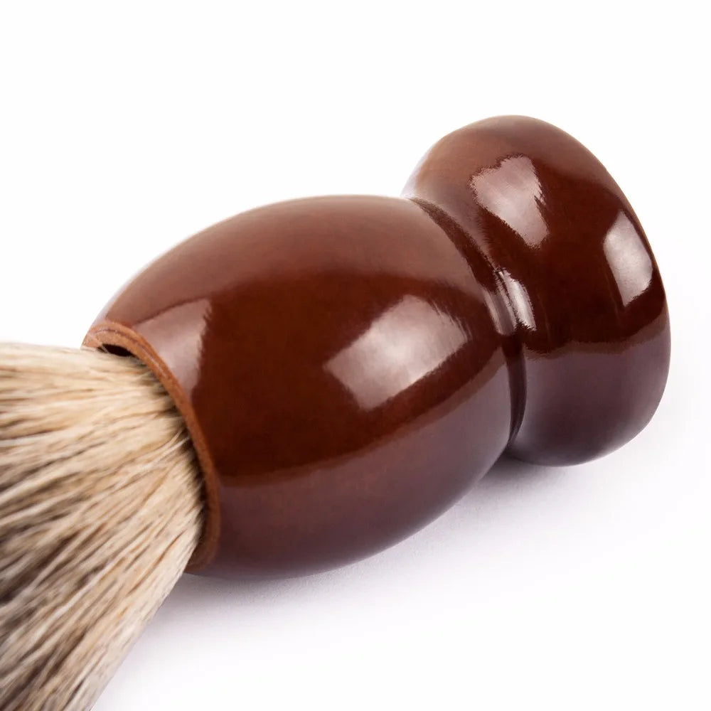 QShave Pure Badger Hair Shaving Brush - Enhance Your Shaving Ritual with Premium Quality