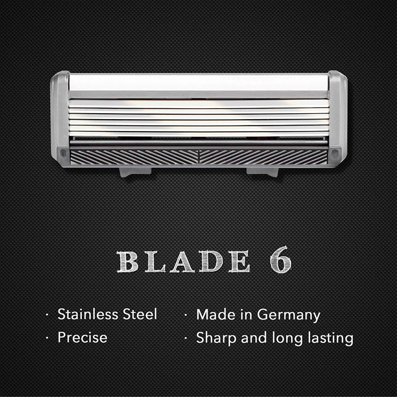 QShave Black Spider Razor with Trimmer - Precision Grooming at Your Fingertips