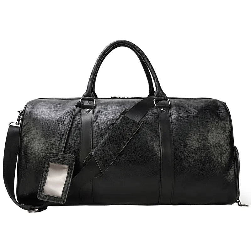 Newsbirds Maheu Leather Travel Bag: Vintage Elegance for Stylish Journeys