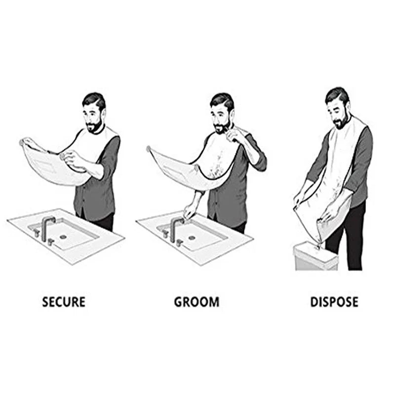 Elevate Your Grooming Experience with the Male Shaving Apron – A Perfect Gift for a Clean and Hassle-Free Shave