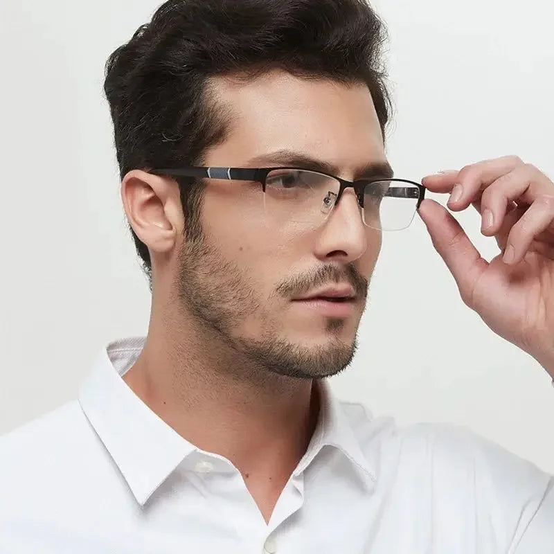 Sudole Metal Anti-Blue Light Reading Glasses - Stylish Options for Business and Leisure