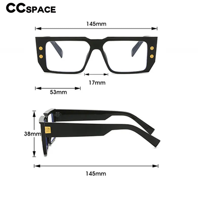CCspace Reading Glasses - Square Frame, Designer Eyewear
