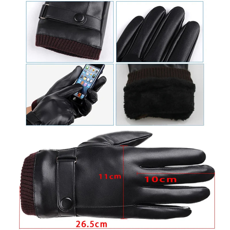 Cynewz Men's Winter Gloves: Stylish, Functional and Touch Screen Enabled