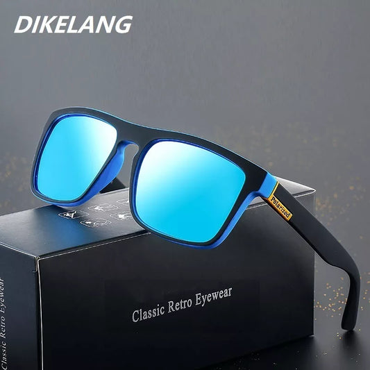 Dikelang Fashion Square Polarized Sunglasses - Retro Luxury Eyewear