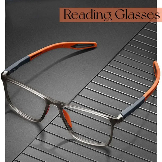 SUDOLE TR90 Sport Reading Glasses - Ultralight Anti-Blue Light Eyewear