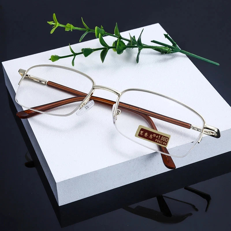 Unisex Reading Glasses - Clear Lenses with Various Diopter Options