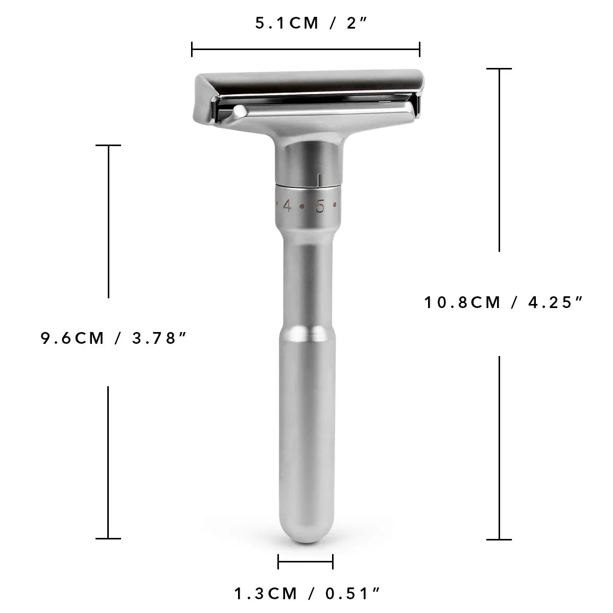 QShave Adjustable Safety Razor - Precision Grooming for Every Preference