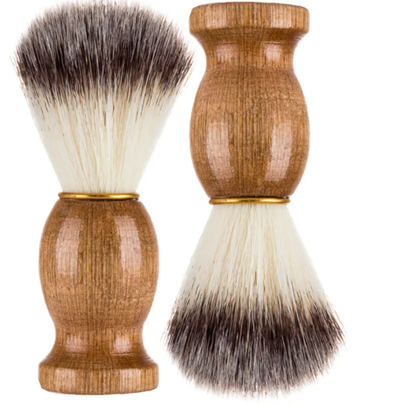 Natural Badger Hair Men's Shaving Brush - Barber Salon Essential for a Superior Shave