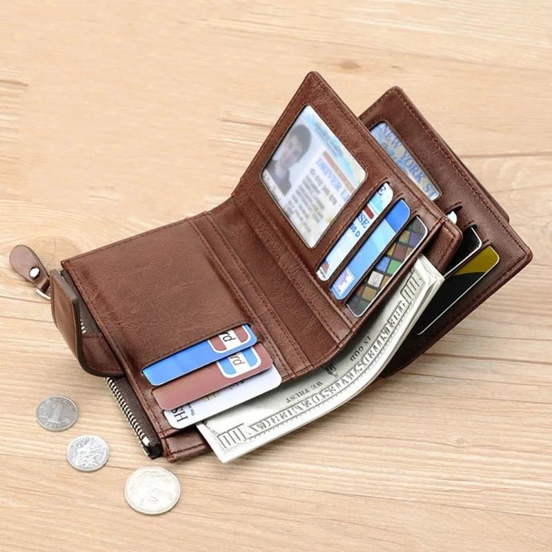 Binliroo Fashion Men's Wallet: Stylishly Practical with RFID Blocking Technology