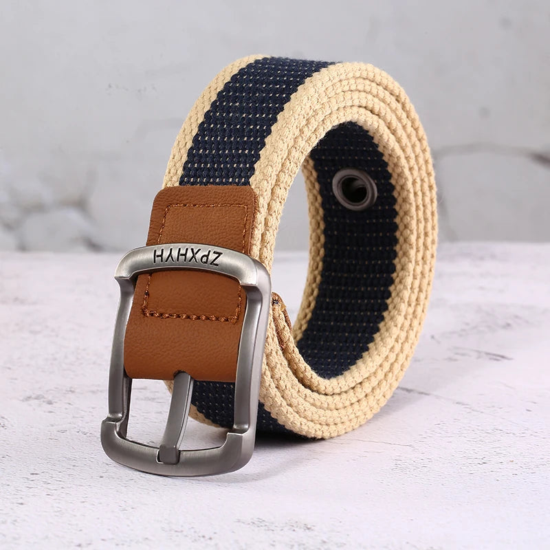 Canvas Tactical Belt: Versatile Style for Casual Comfort and Fashion