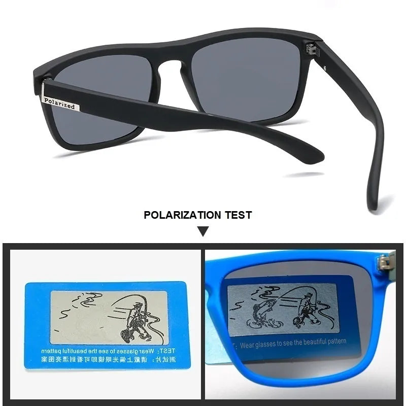 Dikelang Fashion Square Polarized Sunglasses - Retro Luxury Eyewear